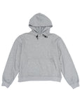 Flat of gray Adult Chest & Abdomen Zipper Access Hoodie