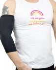 Black Ultra Support Sleeve shown on male model