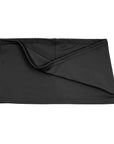 Flat of Black Stretch Waistband folded
