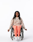Denisha is 5'5" wearing a size S