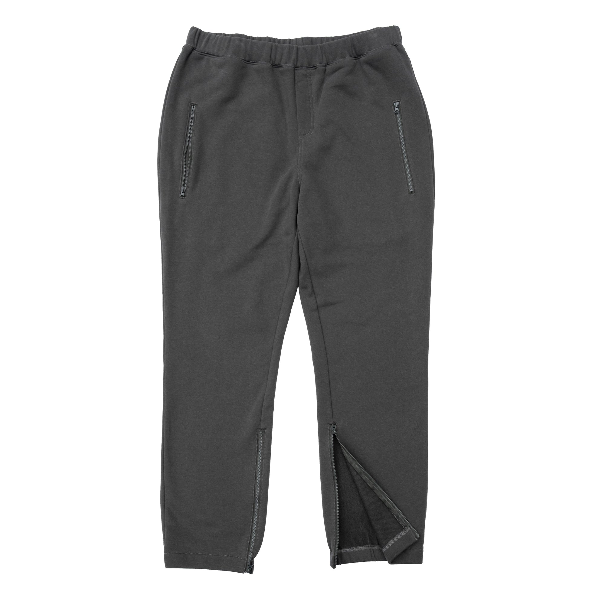 Vintage Black Adult Ankle Zip Access Pant with open ankle