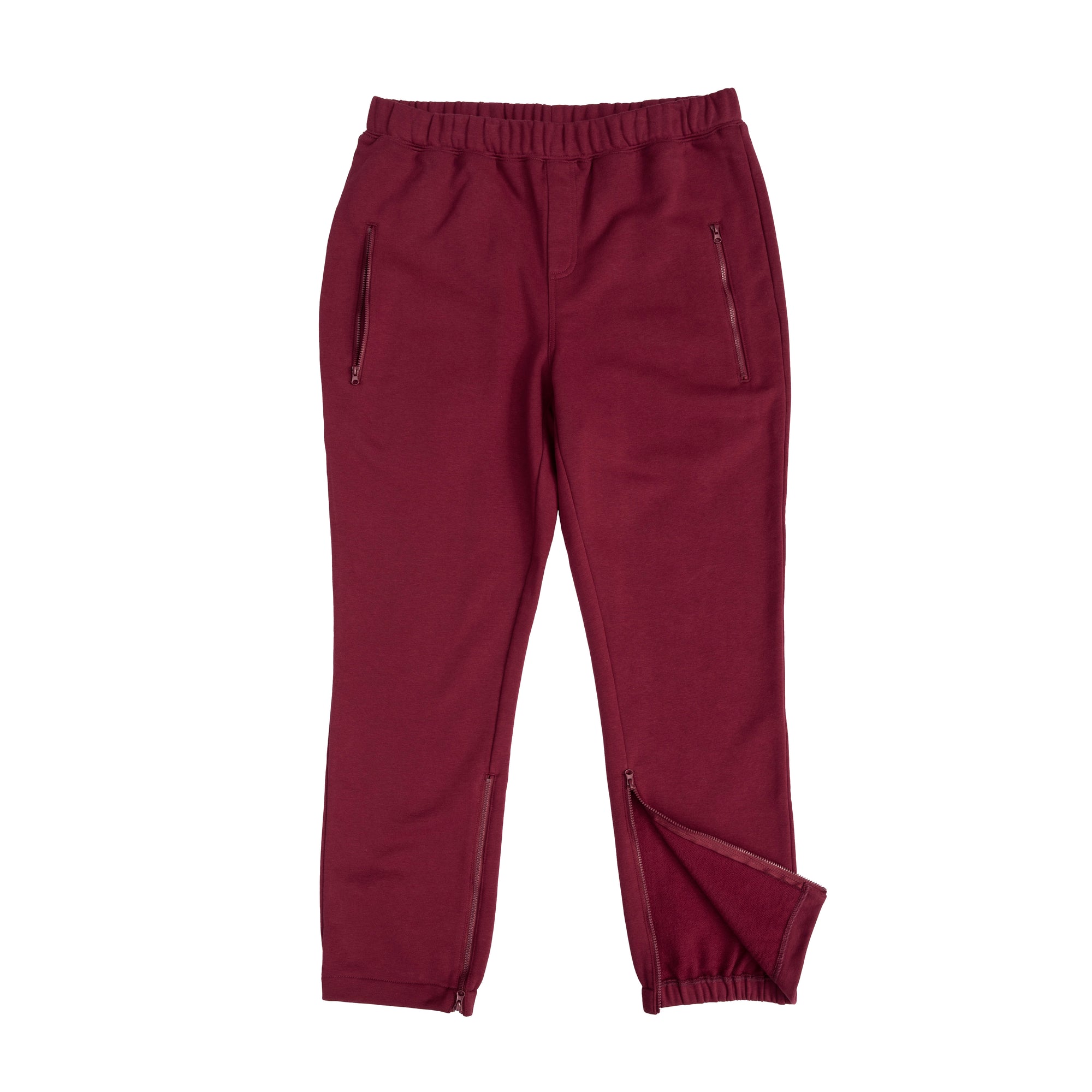 Crimson Adult Ankle Zip Access Pant open ankle
