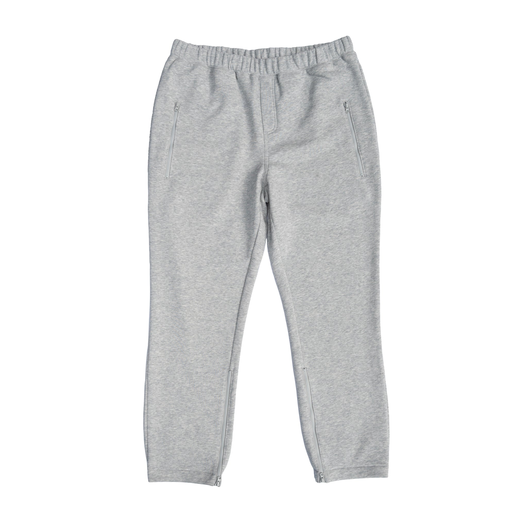 Gray Adult Ankle Zip Access Pant flat