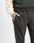 Closeup of Vintage Black Adult Ankle Zip Access Pant pocket