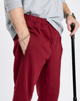 Crimson Adult Ankle Zip Access Pant Pocket Closeup