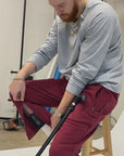 Crimson Adult Ankle Zip Access Pant Video