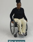 Zip Access Wide Leg Pant Video