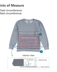 Stripe Zip Access Sweatshirt Points of Measure