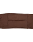 Back of Brown Ultra Double Pocket Belt