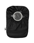 Black "Go with the Flow" Elastic Ostomy, Colostomy, Ileostomy Bag Cover