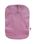 Back of Dusty Pink elastic ostomy bag cover