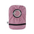 Flat of Dusty Pink elastic ostomy bag cover with pouch
