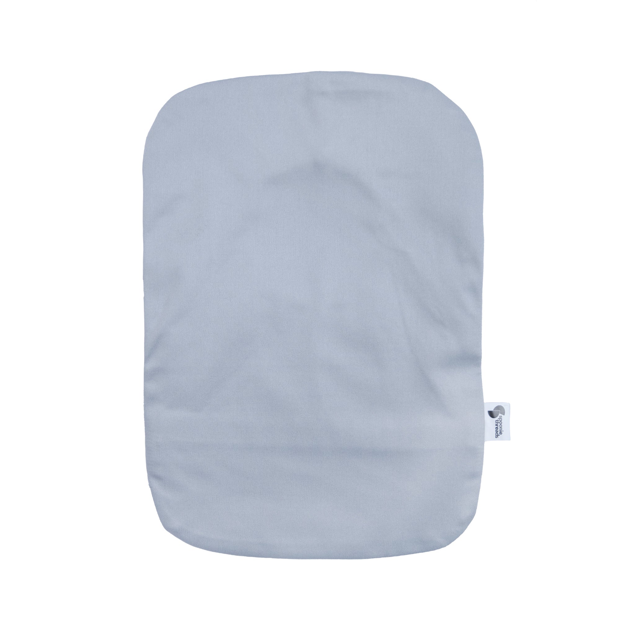 Back of gray elastic ostomy back cover