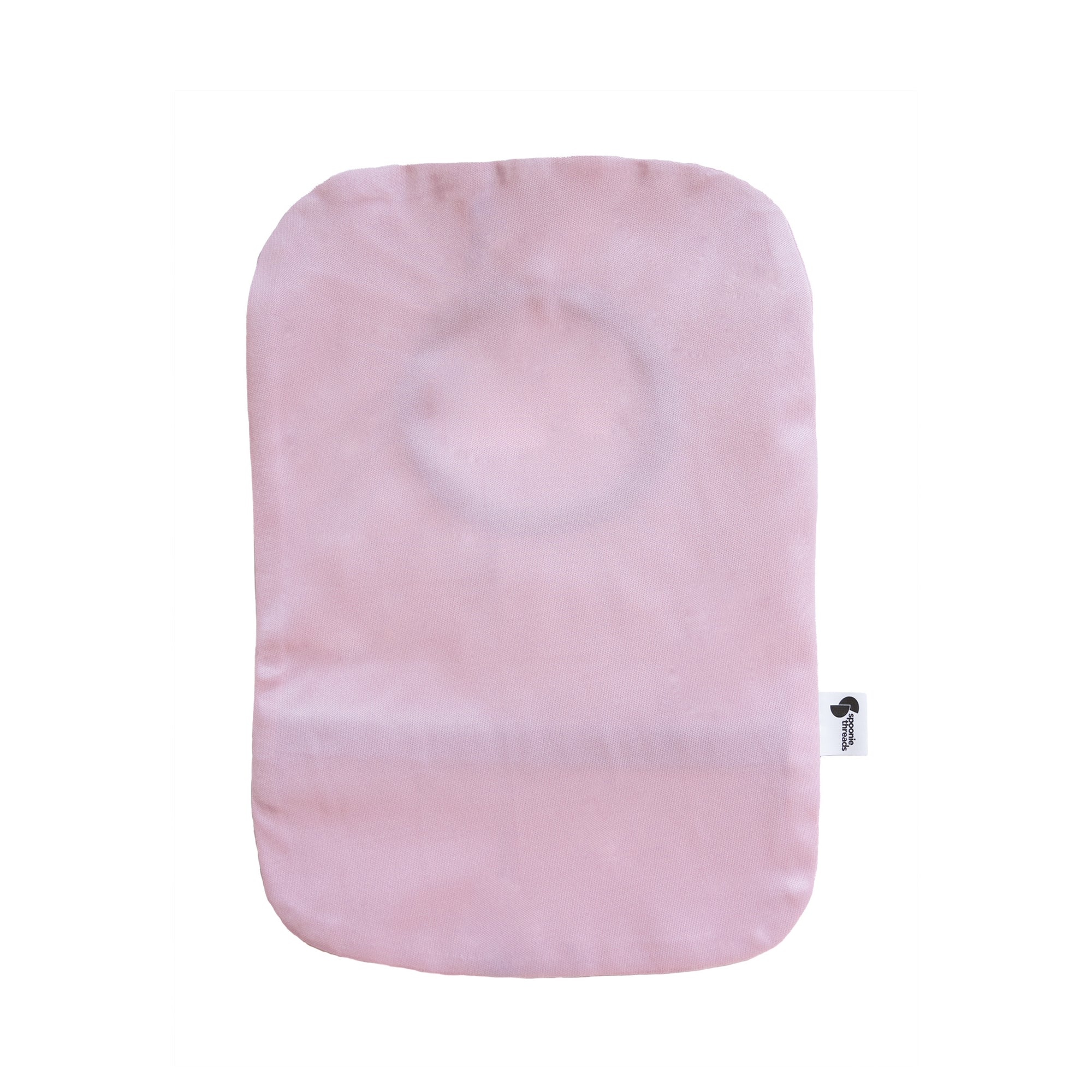 Back of Light Pink Elastic Ostomy Bag Cover