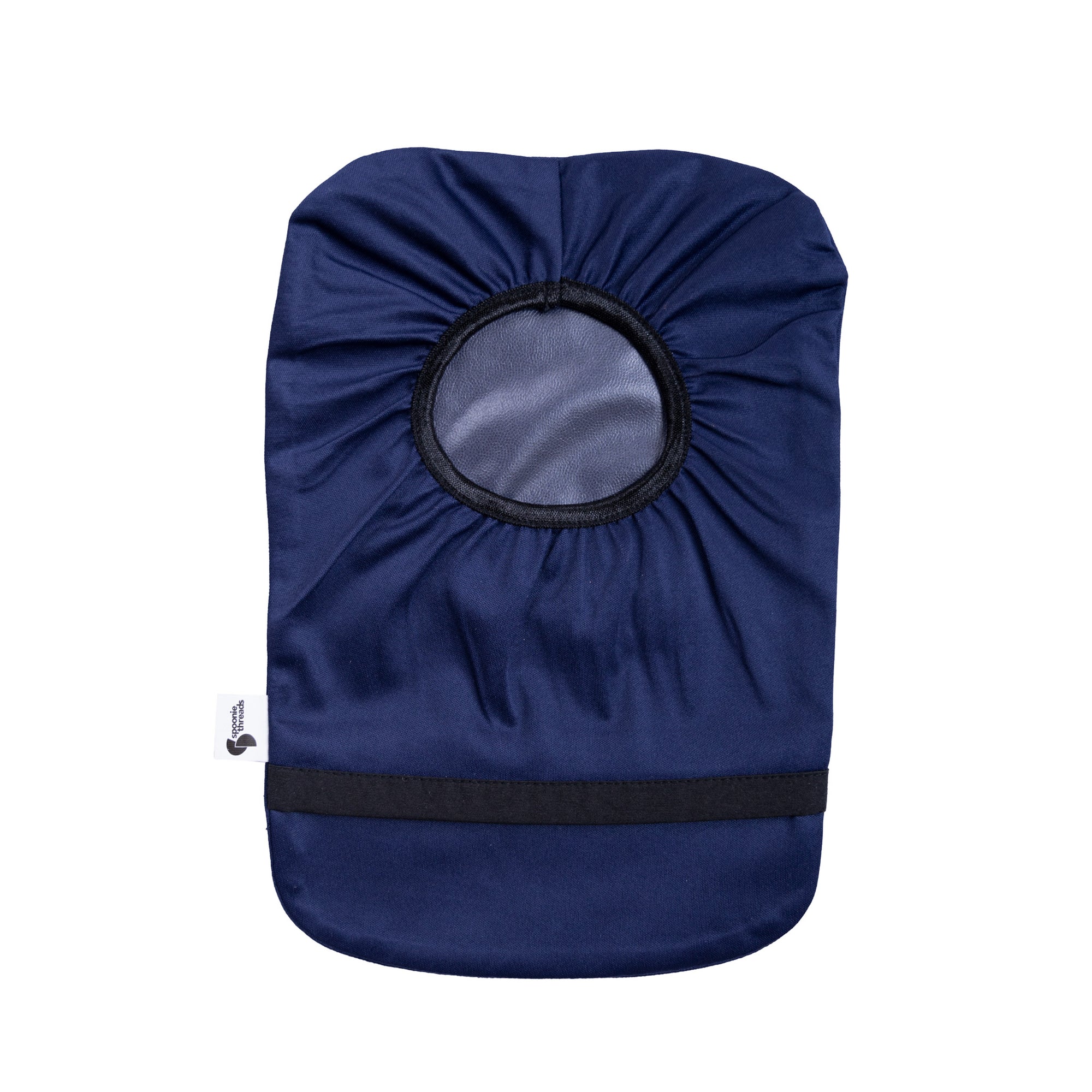 Flat of Navy Elastic Ostomy Bag Cover without pouch