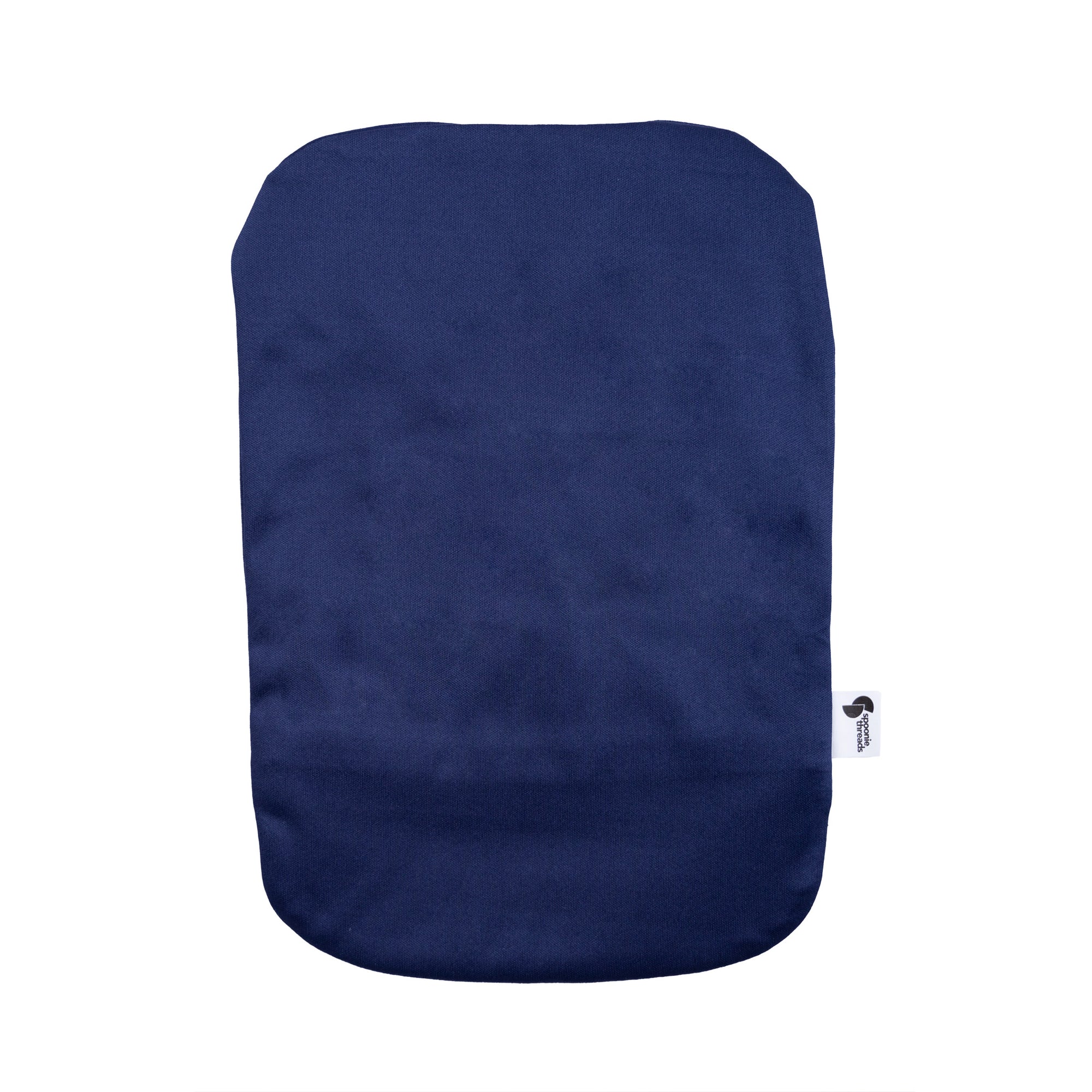 Back of Navy Elastic Ostomy Bag Cover