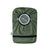 Flat of Olive elastic ostomy bag cover with pouch