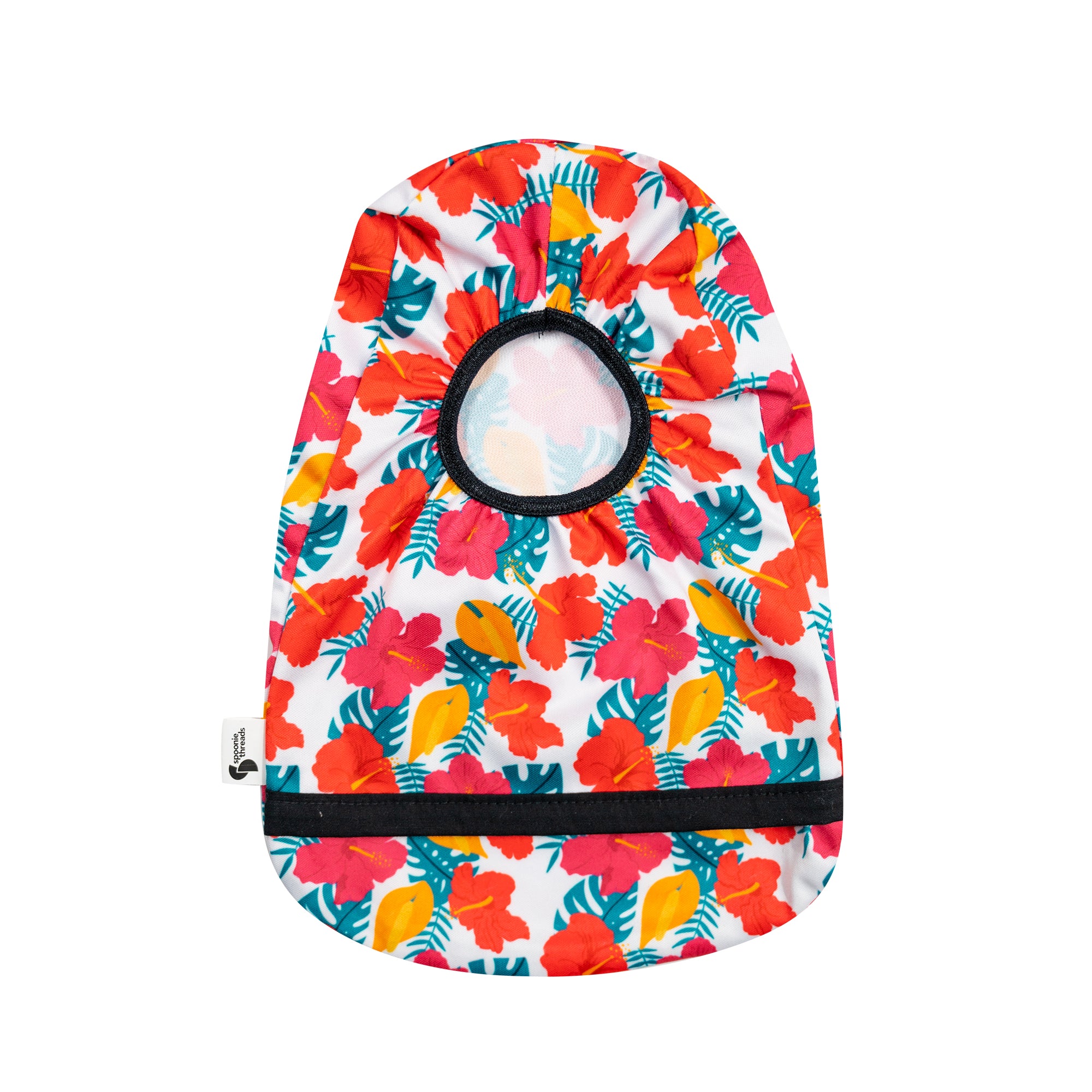 Hibiscus Elastic Ostomy Bag Cover without Pouch