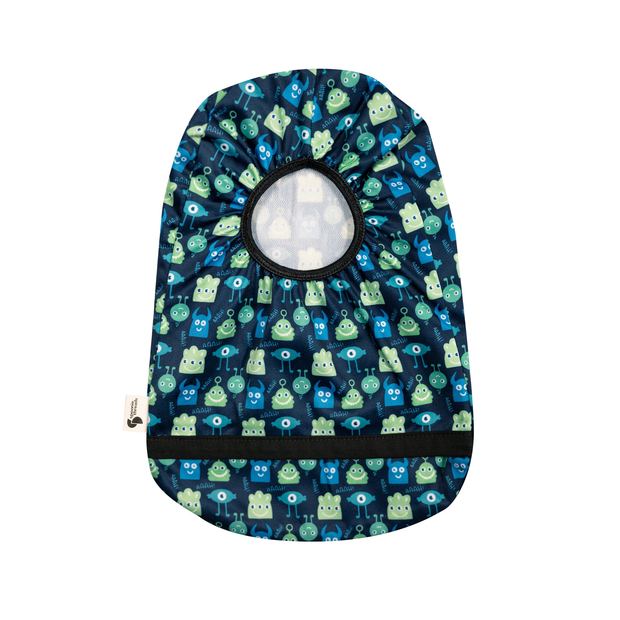 Monsters elastic ostomy bag cover without pouch