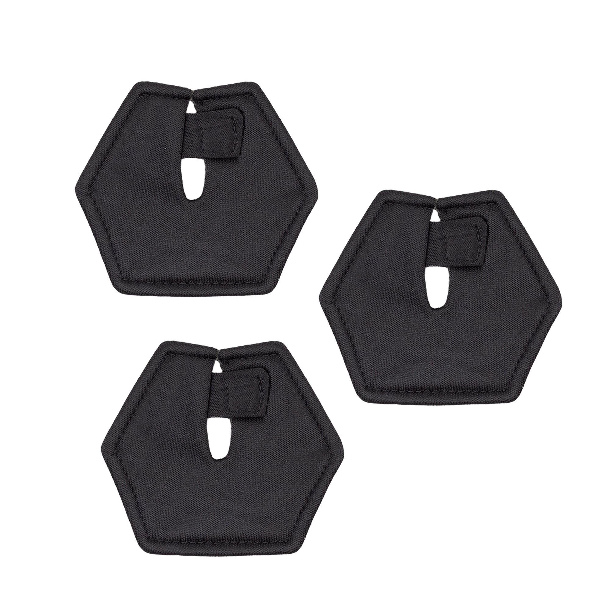 3 Black G-Tube Pads