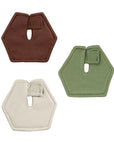 Brown, olive, and beige G-Tube Pads