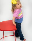 Girl wearing Shooting star G-Tube Zip Tee