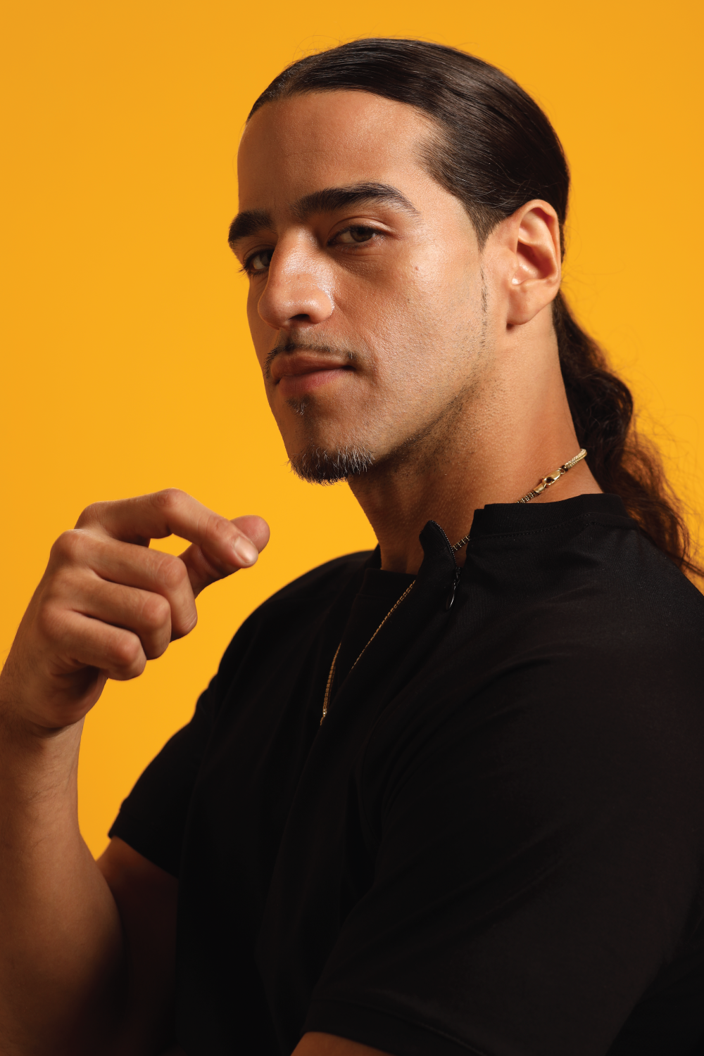 Black Adult Raglan Chemo Port Access Zip Tee Shirt FINAL SALE