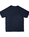 Flat of black Adult Raglan Chemo Port Access Zip Tee Shirt