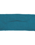 Back of Teal Ultra Double Pocket Belt showing back flap