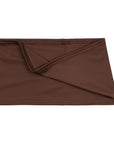 Flat of Brown Stretch Waistband folded