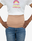 Tan Stretch Waistband 3.0 shown on model