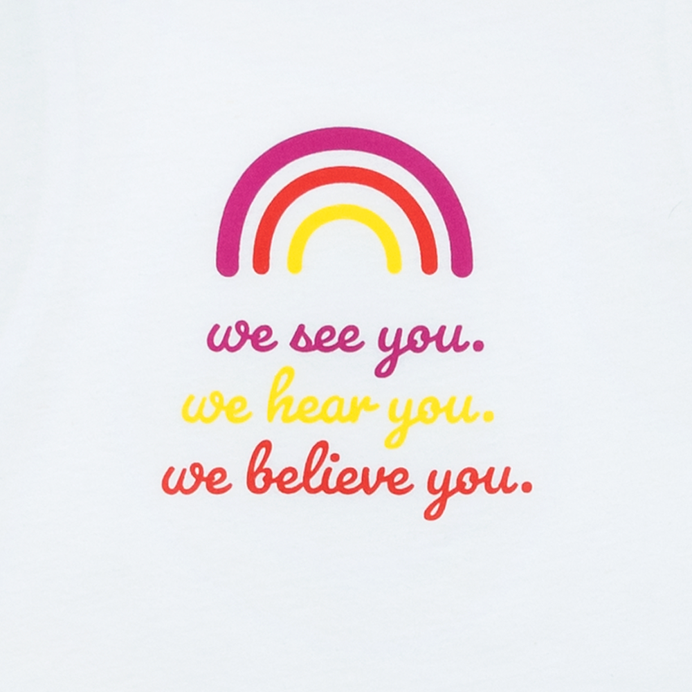 White Youth “We See You” T-Shirt detail