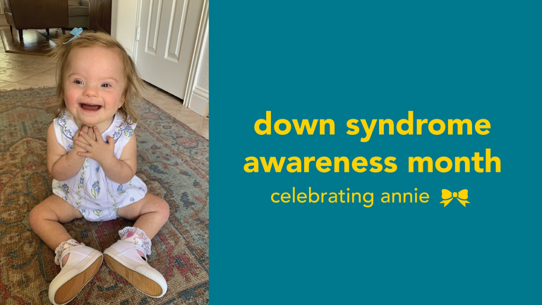 Celebrating Annie during Down Syndrome Awareness Month – SpoonieThreads