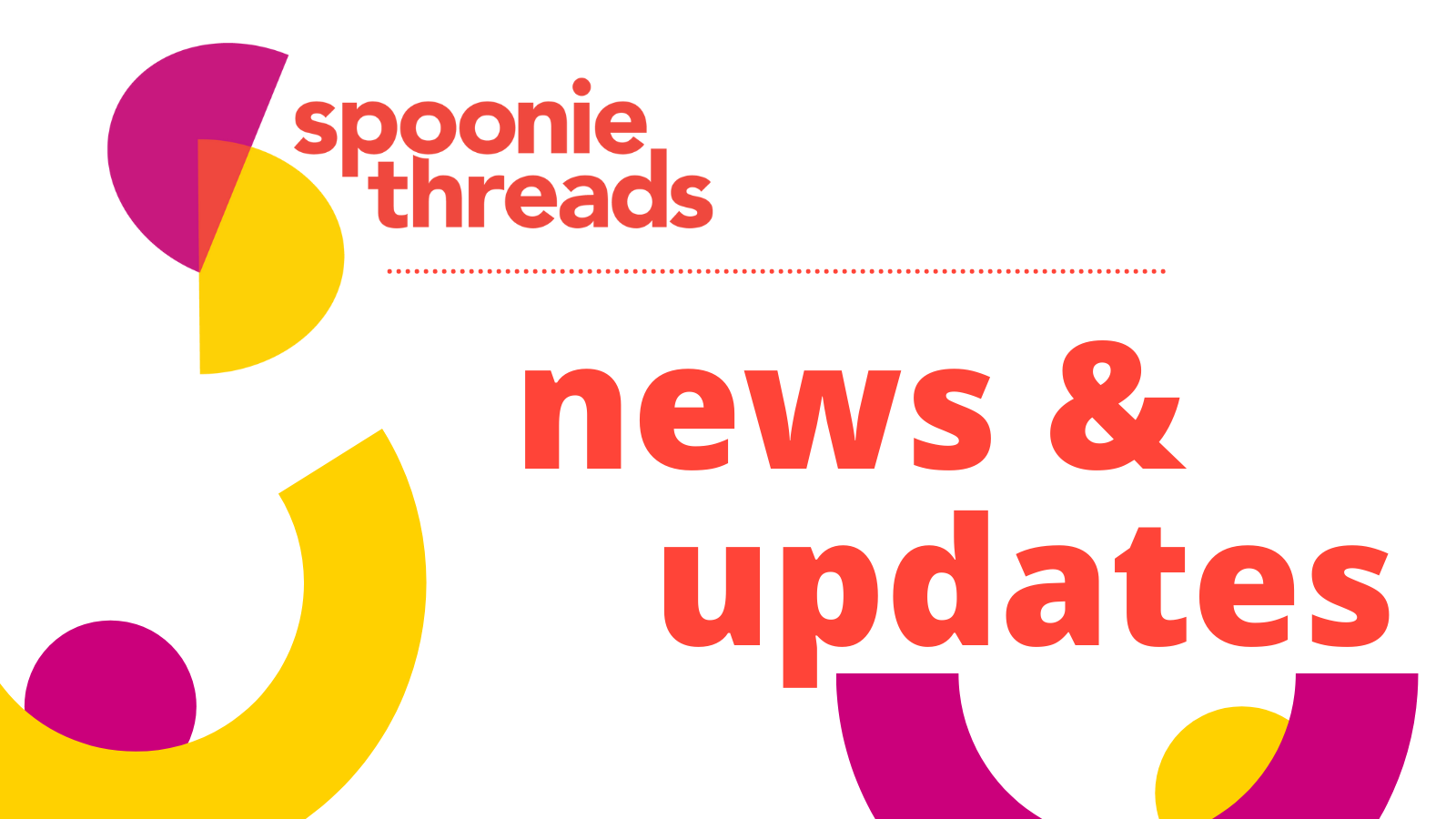 spoonie threads news & updates graphic