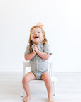 Short Sleeve Vertical Access Bodysuit