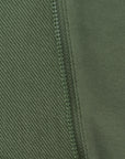 Closeup of sage green fabric