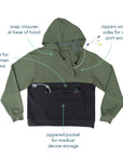 Features of Colorblock Hoodie