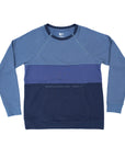 Flat of Denim C/B Triple Zip Crewneck Sweatshirt