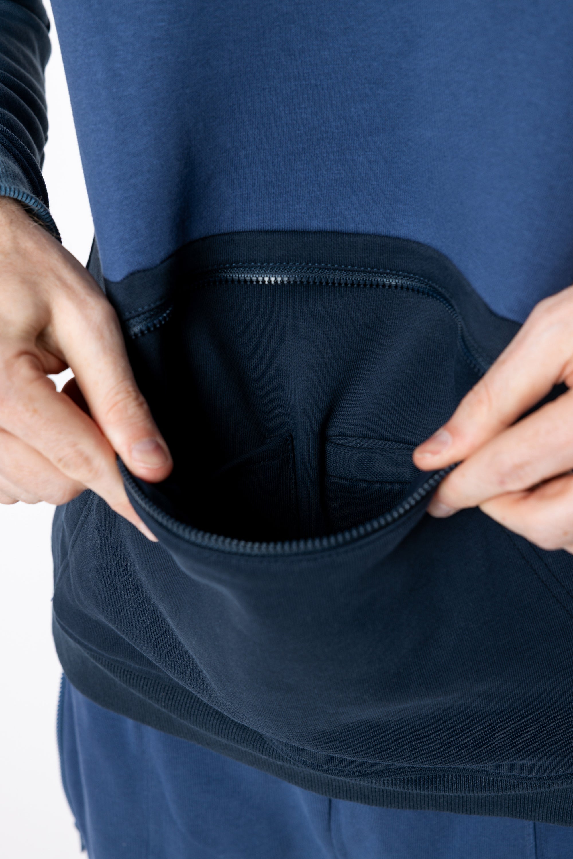 Mike showing Spoonie Signature Pocket