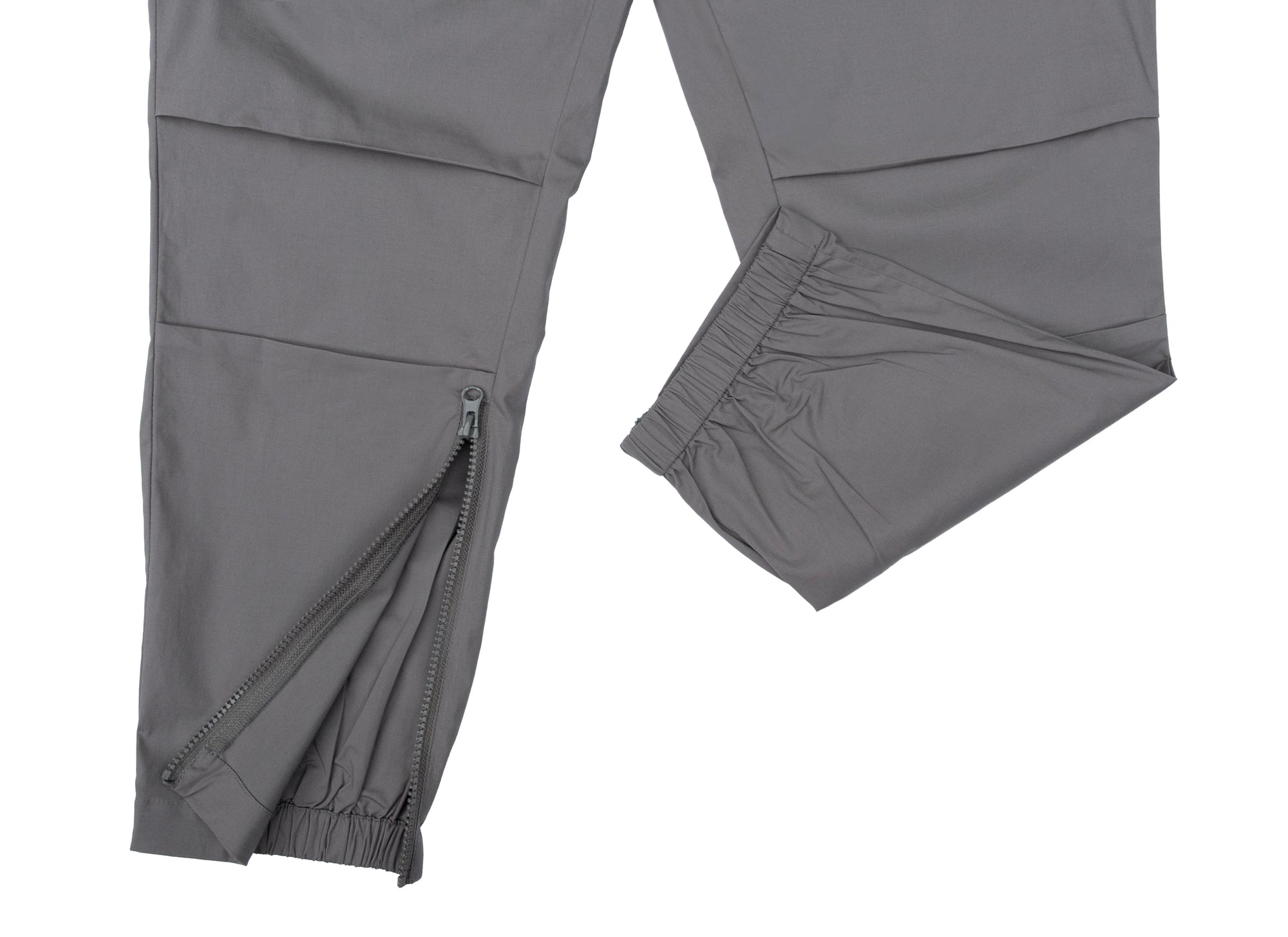 Closeup of zip pants