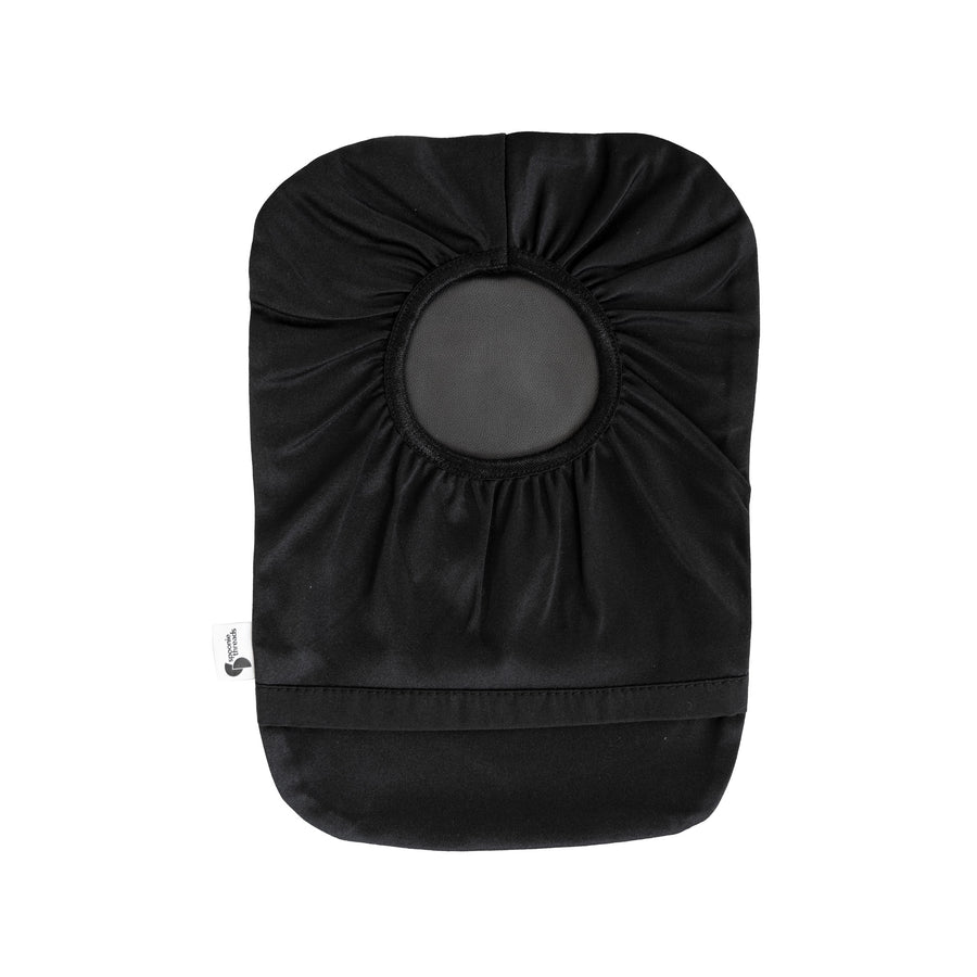 Black "Oh Shit" Elastic Ostomy Bag Cover