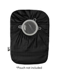 Black Elastic Ostomy Bag Cover