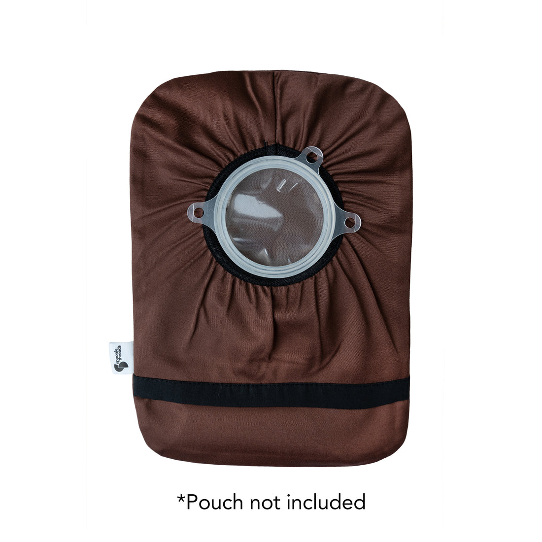 Brown Elastic Ostomy Bag Cover