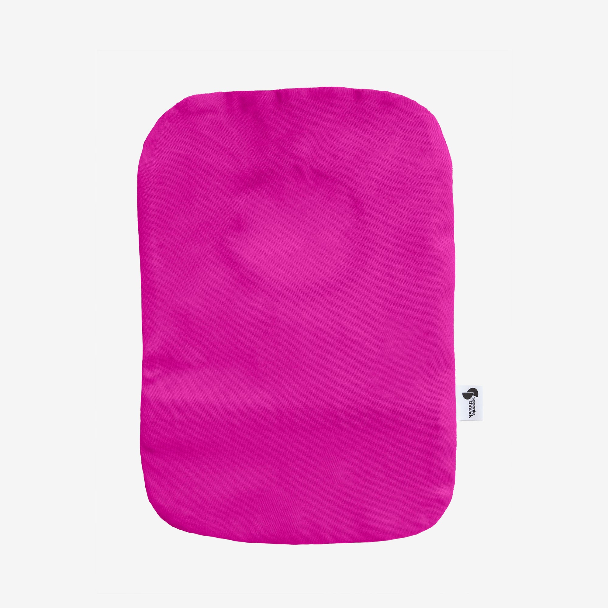 Back of Fuschia elastic ostomy bag cover