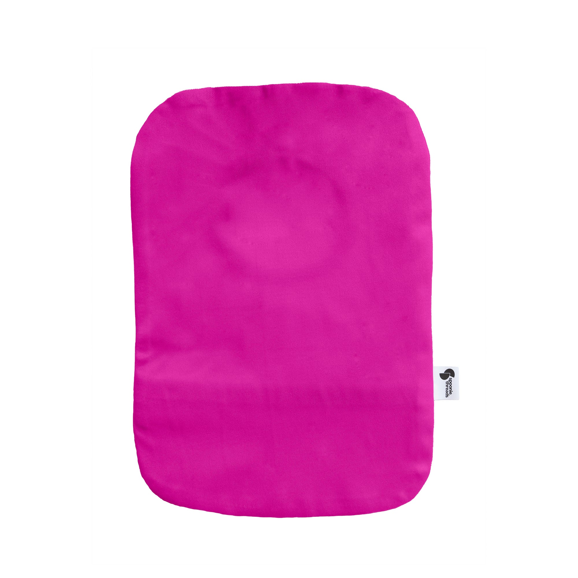 Back of Fuschia elastic ostomy bag cover