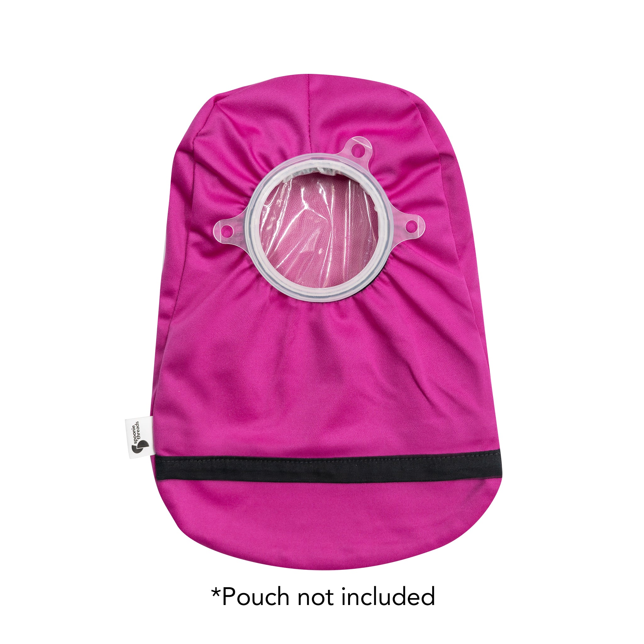 Fuchsia &quot;Get Your Shit Together&quot; Elastic Ostomy Bag Cover