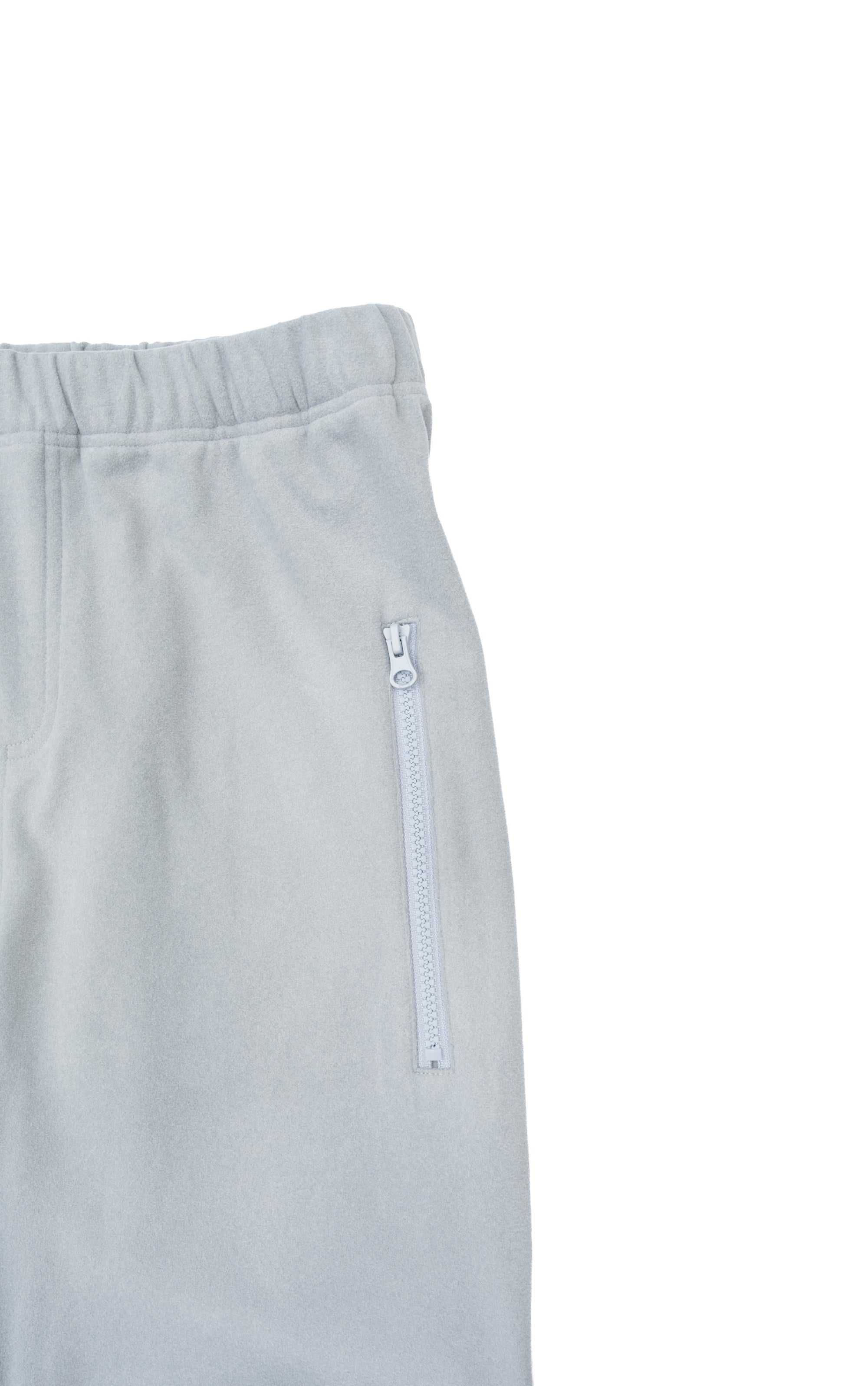 Closeup of thigh zipper