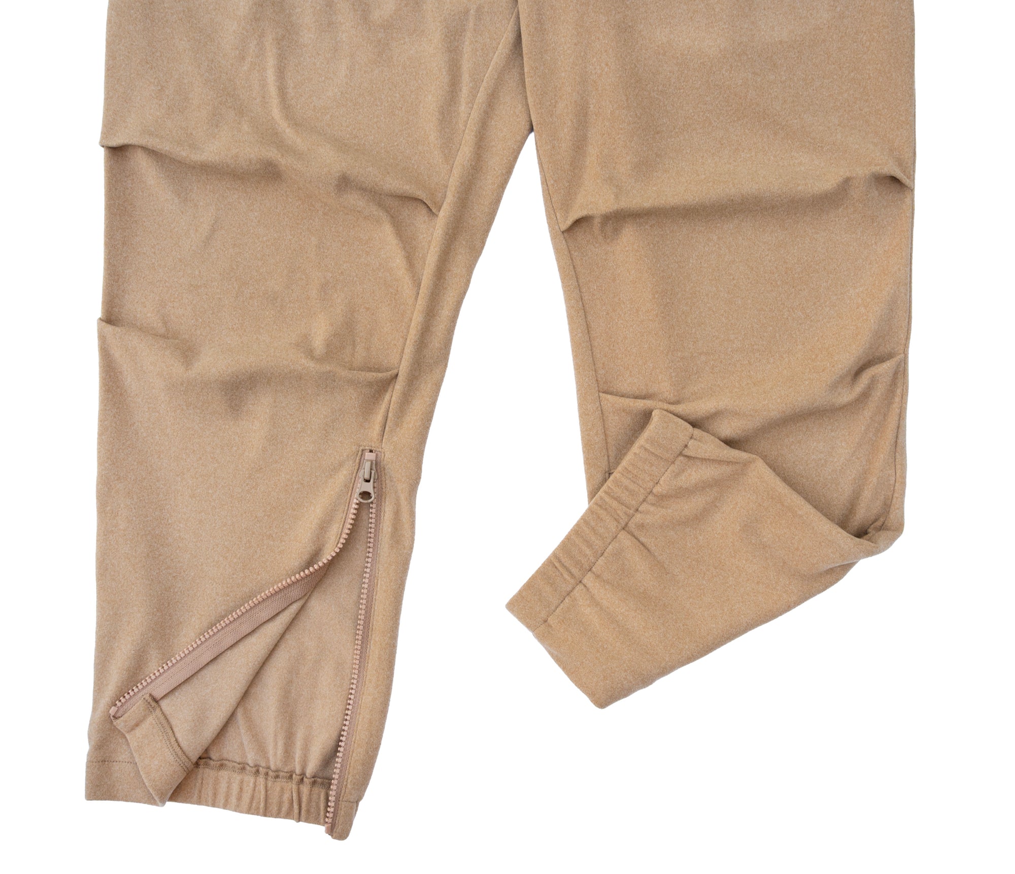Khaki Felt Zip Access Pant