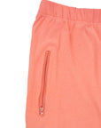 Closeup of thigh zipper
