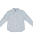 Flat of Stone Felt Solid Shacket